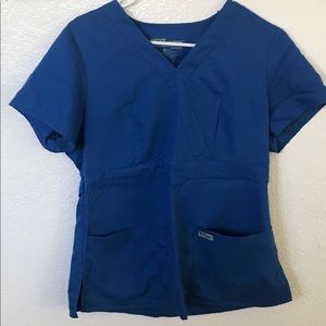 Size Medium Royal Blue Grey’s Anatomy Scrub Top